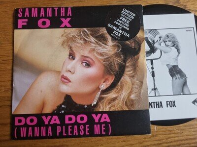 Samantha Fox – Do Ya Do Ya (Wanna Please Me) 1982 Jive FOXY C 2 Limited Postcard