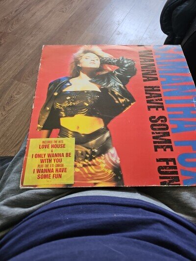 SAMANTHA FOX - I WANNA HAVE SOME FUN - VINYL LP - JIVE - HIP 72