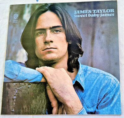 JAMES TAYLOR "SWEET BABY JAMES" UK VINYL LP 1972 EX / EX