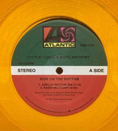 VEGA, "Little" Louie/MARC ANTHONY - Ride On The Rhythm (reissue) - Vinyl (12")