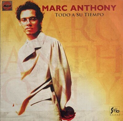 MARC ANTHONY LP 1995 COLOMBIA RMM Rodven Label VG+ 12" SALSA Todo A Su Tiempo