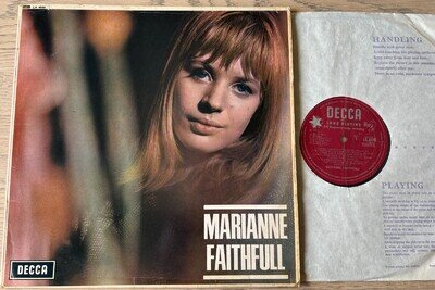 MARIANNE FAITHFULL MARIANNE FAITHFULL LP DECCA 1965 VG POP ENGLAND FEMALE VOCAL