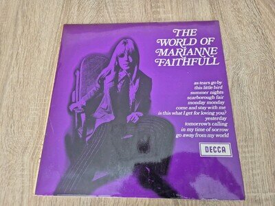MARIANNE FAITHFULL " THE WORLD OF " 12" VINYL RECORD