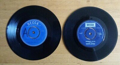 Marianne Faithfull Tomorrow's Calling 7" Demo + Stock Copy Decca 1966 45RPM