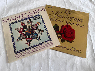 The Mantovani - Golden Collection (Blue Vinyl) / Folk Songs - 2 Vinyl LPs