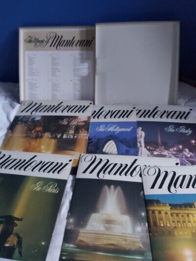The Magic of Mantovani 6 LPS Vinyl Box Set In Original Covers & Sleeve Boxed.