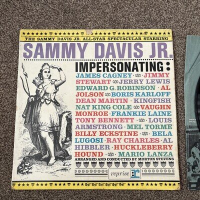 Sammy Davis Jr - Impersonating - 12" Vinyl LP
