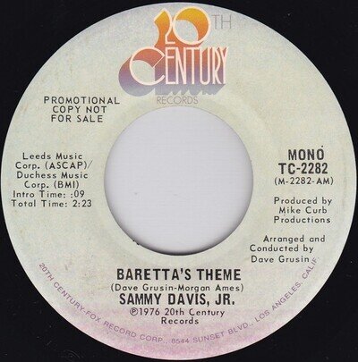 Soul / Funk - Sammy Davis, Jr. ‎– Baretta's Theme - MONO - HEAR !!