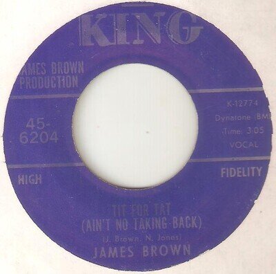 JAMES BROWN Tit For Tat KING NORTHERN SOUL USA 45