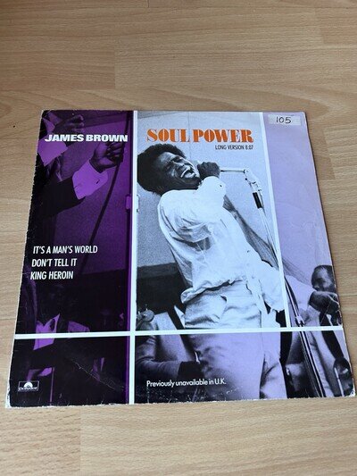 James Brown - Soul Power - UK 12" Vinyl - 1985