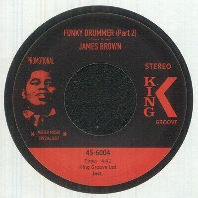 James Brown – Funky Drummer Mister Mushi Edits 7" Vinyl Funk Soul Breaks