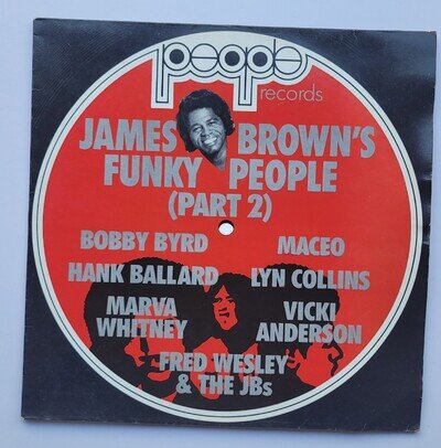 James Browns Funky People (Part 2) Vinyl LP. Album. rare. first pressing g