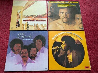 SOUL/MOTOWN/FUNK LP Collection Lot ** JAMES BROWN, STEVIE WONDER etc