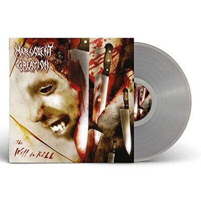 BACK ON BLACK - MALEVOLENT CREATION - THE WILL TO KILL CLEAR VINYL - - J72z
