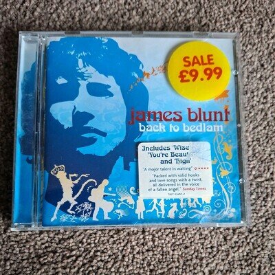 James Blunt – Back To Bedlam CD Album High You're Beautiful Goodbye My Lover