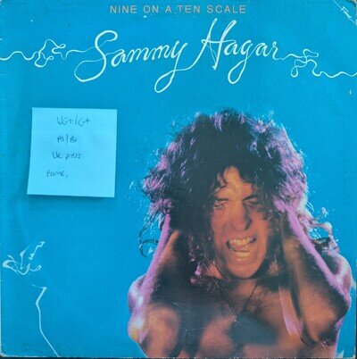 Sammy Hagar Nine On A Ten Scale Vinyl Record VG+/G+ FA 3068 1976