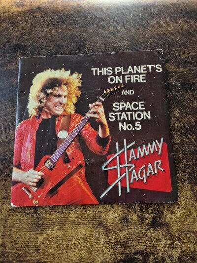 Sammy Hagar - This Planets On Fire - Capitol - CL6114 - 7" 45rpm - 1st Press VG+