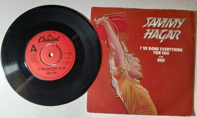 Sammy Hagar - I've Done Everything For You 7" VINYL / ROCK / £2.50 FLAT POST
