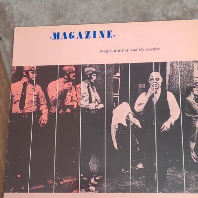 Magazine Magic, Murder and the Weather 1981 Virgin 12" Black Vinyl LP 33 RPM