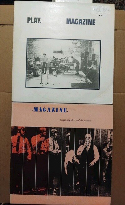 Bundle Of 2 Vinyl LPs By Magazine. Magic, Murder & The Weather. / Play.