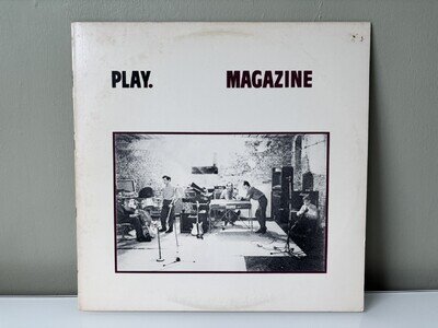 Magazine ‎– Play. VINYL LP USA 1981 (VINYL VG/ COVER VG) PROMO COPY