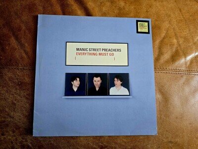 Manic Street Preachers Everything Must Go. Orig Vinyl LP. C/W LTD Poster. M/EX