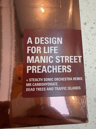 Manic Street Preachers a Design for Life RSD 2016 Brand New