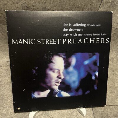 Manic Street Preachers She Is Suffering 1994 EP Black Vinyl Epic Records Rock
