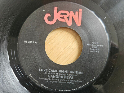 Soul / Funk / Modern - Sandra Feva -Love Came Right On Time - Jerni - EX++