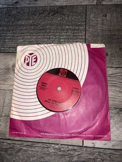 Sandra Barry - We Were Lovers (When The Party Began) - 7” Vinyl Record Single UK