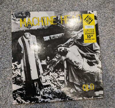 Machine Head Old 10" Vinyl Picture Disc Single Limited Numbered 1995