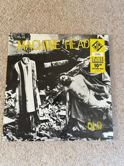 Machine Head Old Ten Inch Vinyl Limited Edition and Numbered Picture Disc RARE