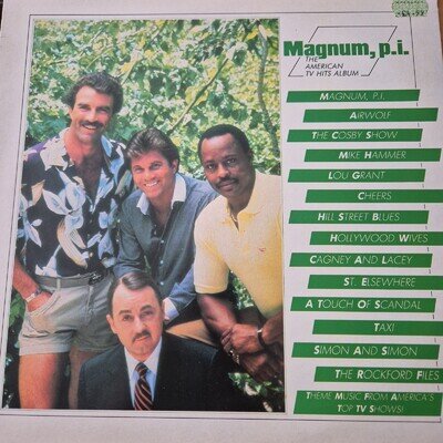 Magnum PI / American TV Hits - LP Vinyl UK ATV 5555 - 1986 Theme Music Album
