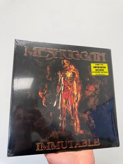 Meshuggah - Immutable (Red & Black Marbled Vinyl) New & Sealed Dented Corner