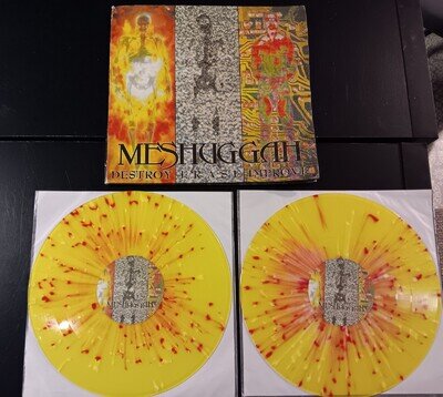 Meshuggah Destroy Erase Improve 2012 LP Album RARE Heavy Metal Thrash Death Rock