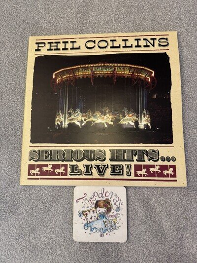 PHIL COLLINS ‎– Serious Hits Live - Vinyl x2 LP 12" 1990 - 1st PRESS, EXCELLENT
