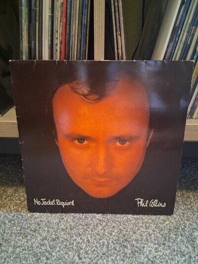 Phil Collins No Jacket Required 12" Vinyl Album.