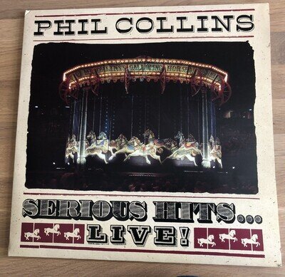 PHIL COLLINS ~ SERIOUS HITS... LIVE ! ** 1990 UK VIRGIN 2 x LP