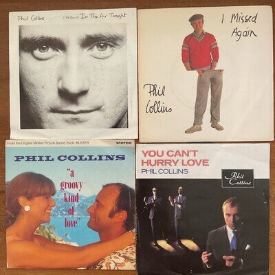 JOB LOT - PHIL COLLINS - 10 x 7 “ SINGLES - ALL LISTED