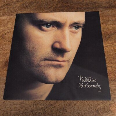 Phil Collins - But Seriously - UK 1989 Virgin V2620 Vinyl LP Album Record
