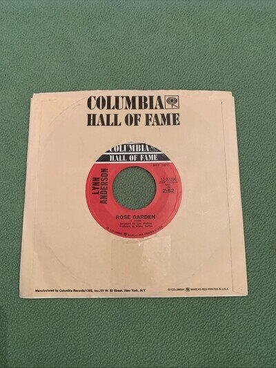 Lynn Anderson - Rose Garden / You're My Man Re-issue 1971 Print In USA RARE MINT
