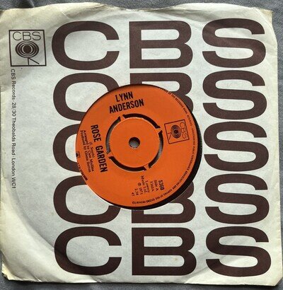 LYNN ANDERSON ~ Rose Garden / Between Us ~ CBS ‎5360
