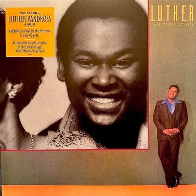 LUTHER /LUTHER VANDROSS THIS CLOSE TO YOU LP MINT