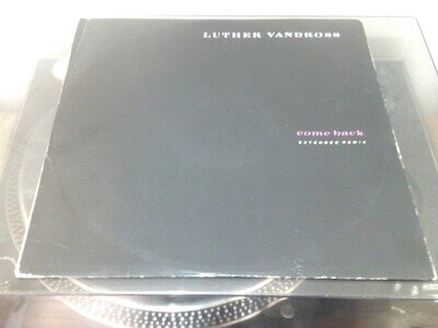 Luther Vandross - Come Back (Remix) - 12" Vinyl (1989) *HEAR it HERE*