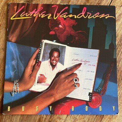 LUTHER VANDROSS - BUSY BODY VG+/EX+ VINYL LP / FIRST PRESSING UK