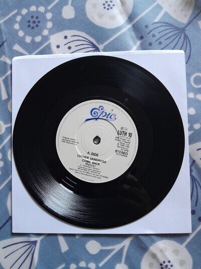 Luther Vandross: Come Back (Remix) (1989) 7" Vinyl Single LUTH 10