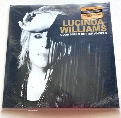 LUCINDA WILLIAMS 'GOOD SOULS BETTER ANGELS' 2020 LTD ED. DLP ON NAT. VINYL MINT