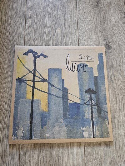 Lucero All A Man Should Do LP Vinyl Plus CD Record NM/NM