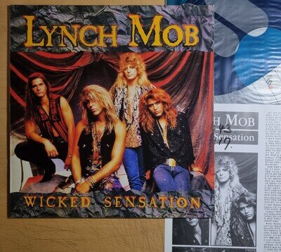 LYNCH MOB - Wicked Sensation [ 1991 Korea Orig 1st LP Vinyl ] w/Insert