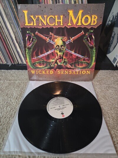 Lynch Mob Wicked Sensation Lp Vinyl OG 1990 1st UK Press VG+/VG+ Wax
